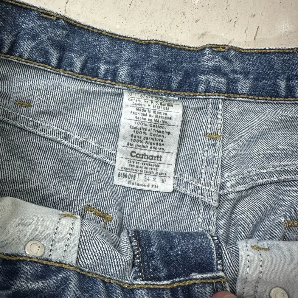 Men’s Carhartt B460 Dps Relaxed Fit Jeans 34x30